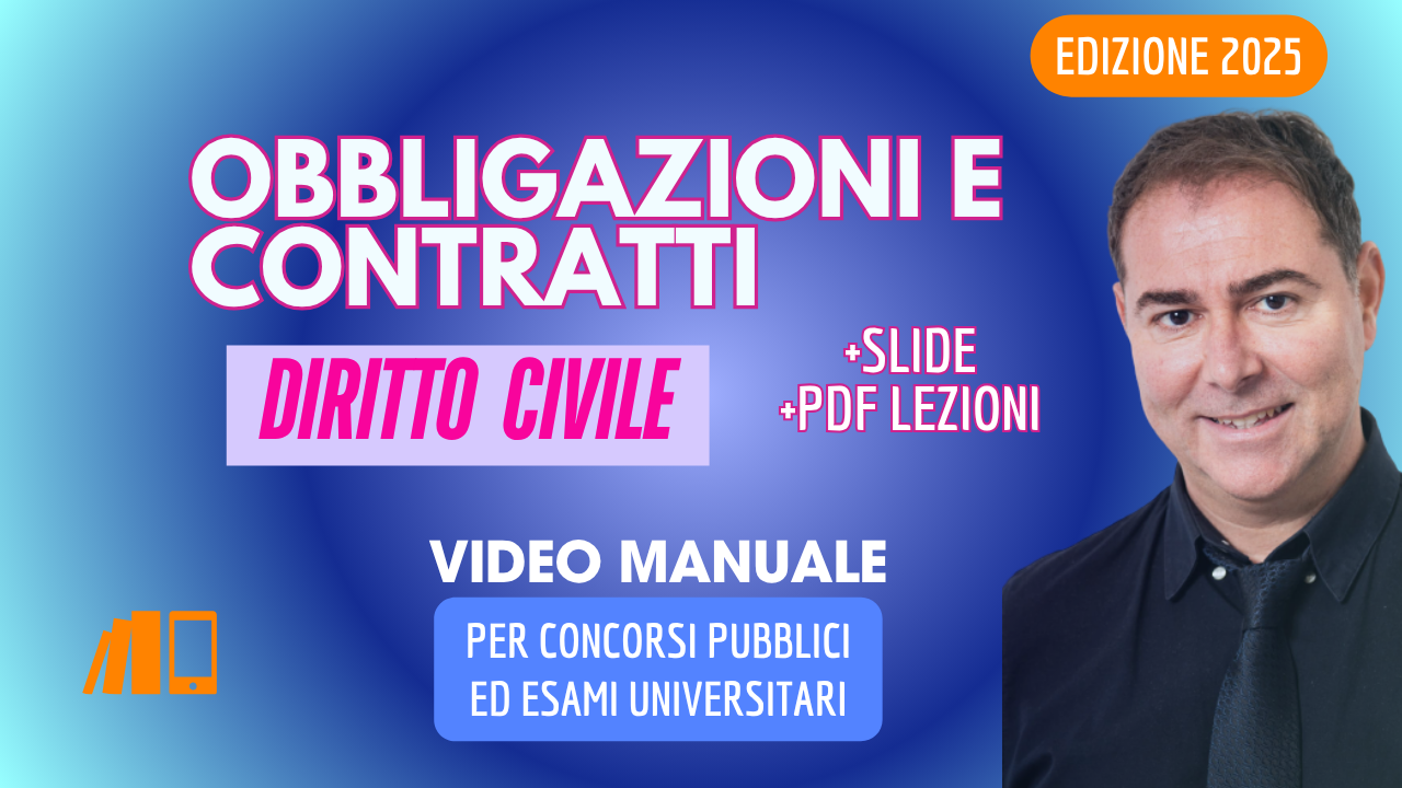 OBBLIGAZIONI E CONTRATTI: DIRITTO CIVILE